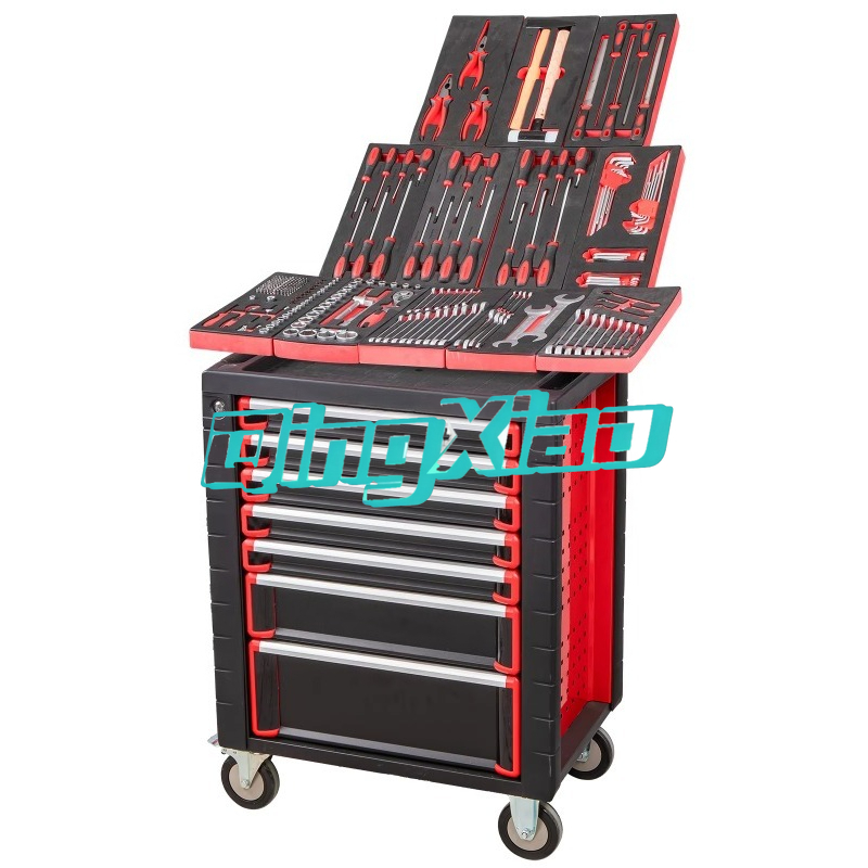 Tools Trolley For Workshop - 7 laden 250-delige complete gereedschapskast trolley