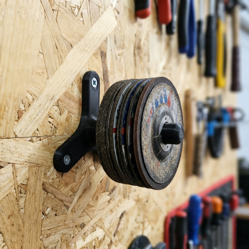 Workshop Tools Rack - 1 stuks wandmontage slijpmachinehouder voor 125