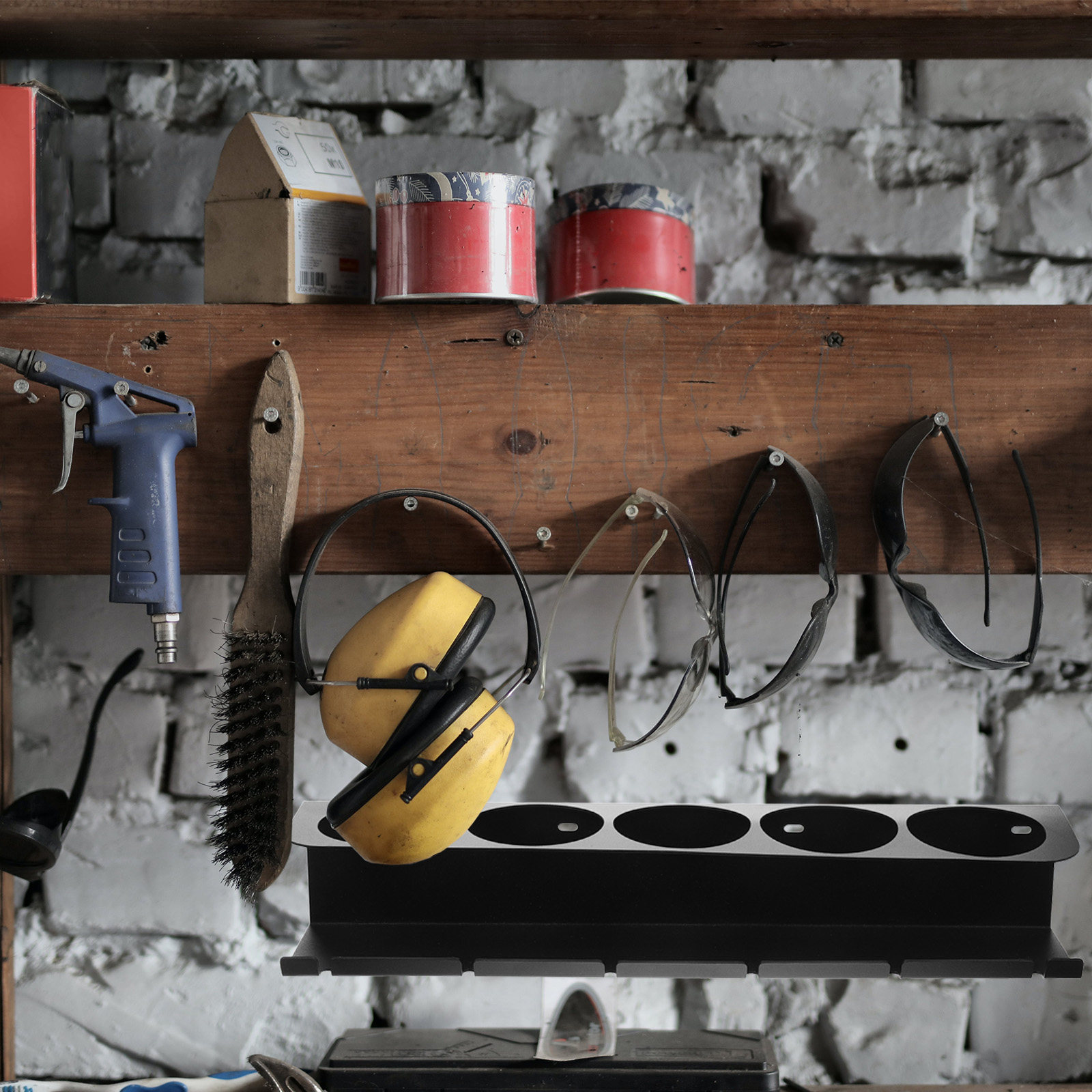 Workshop Tools Rack - 1Set Heavy Duty Metalen Gereedschapsrek voor