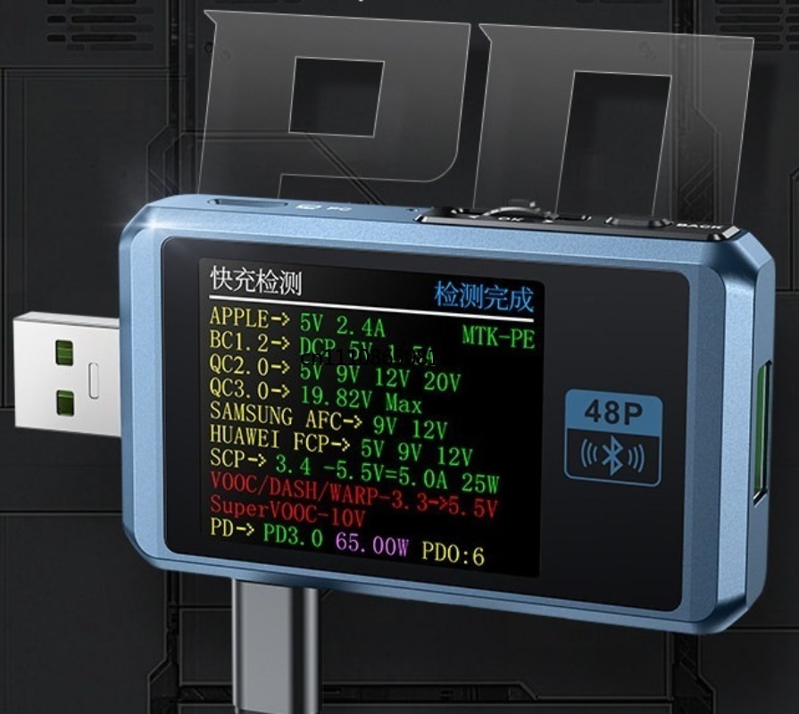 Tools Qc - Multifunctionele USB-spanningsstroomtester QC PD Fast Charge