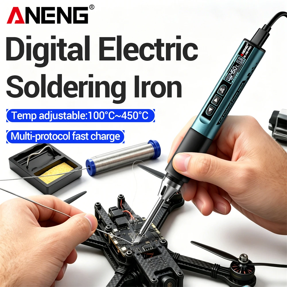 Tools Qc - ANENG SL108 PRO Elektrische Soldeerbouten PD