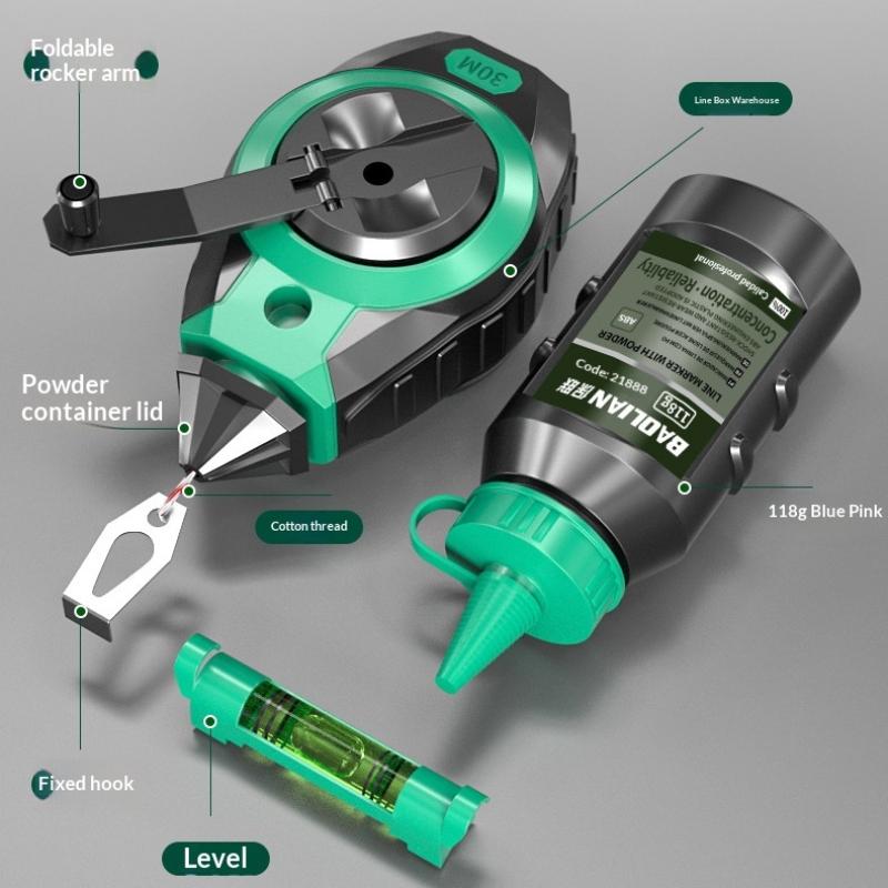 3-delige lijnmarkeringsset met - Marking Tools In Workshop recensie en prijs