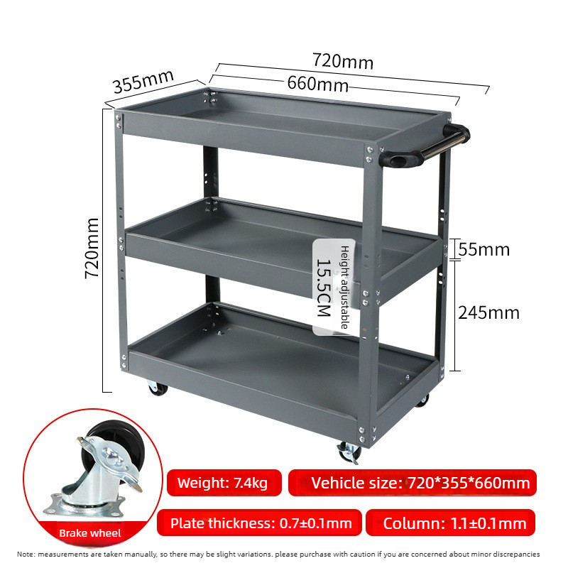 Mechanische werkplaatsgereedsc - Tools Trolley For Workshop recensie en prijs