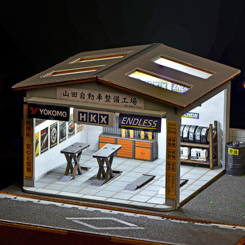 1:64 Schaal DIY Autoreparatiew - Tools For Garage recensie en prijs