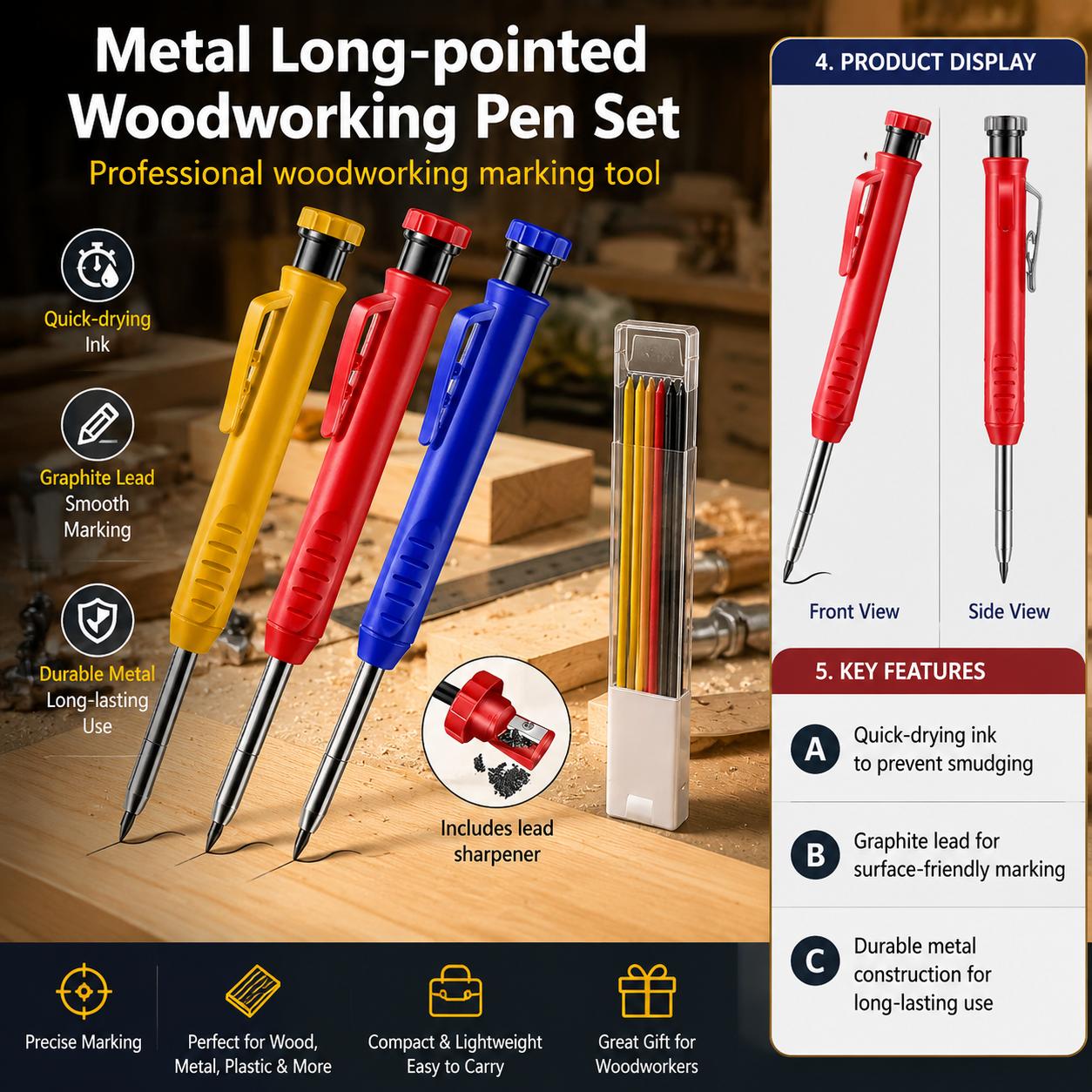Metaal Lange Punt Mechanisch P - Marking Tools In Workshop recensie en prijs