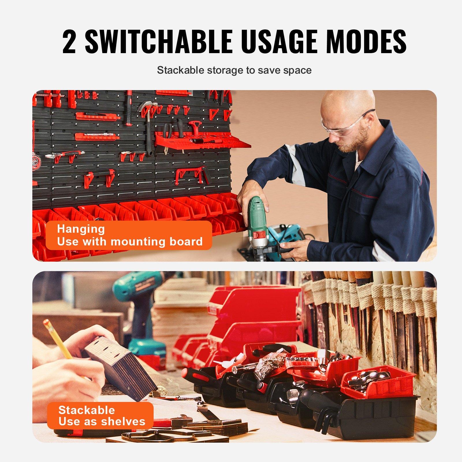 Wandmontage 30-delige plastic  - Workshop Tools Rack recensie en prijs