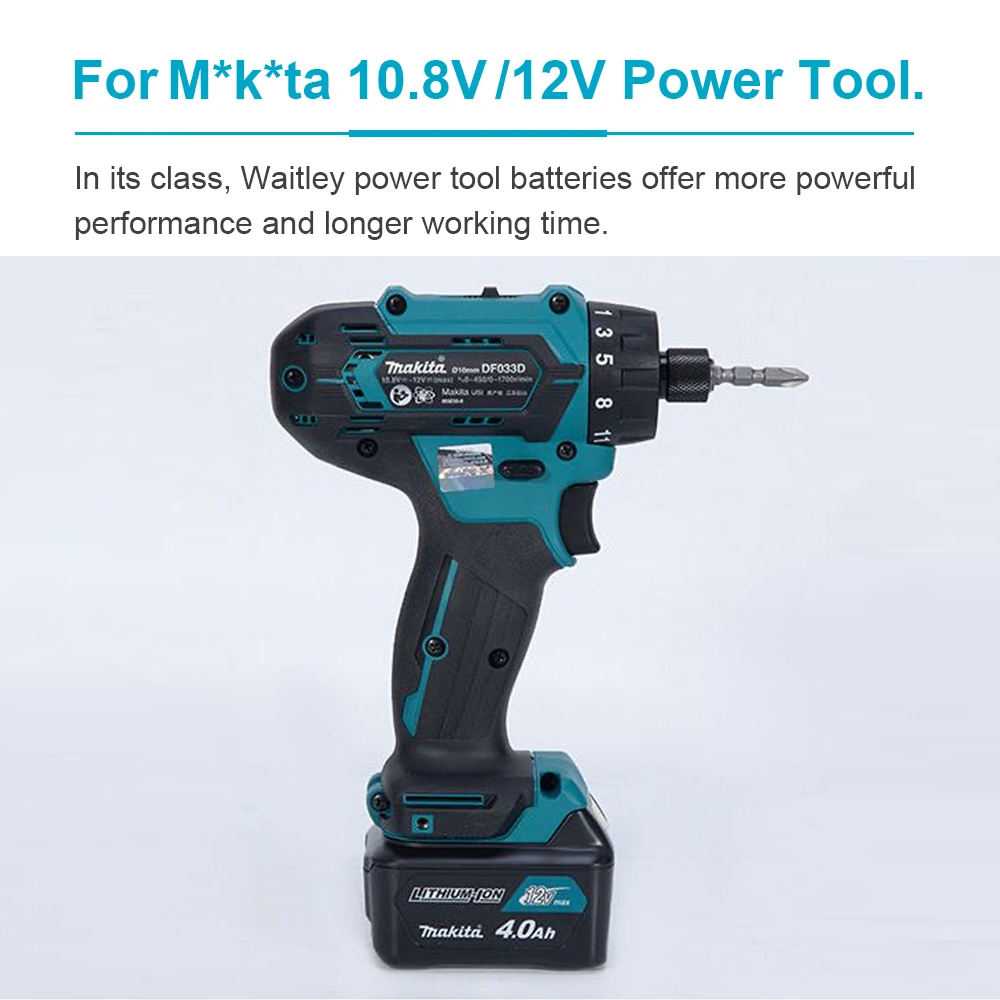12V 4A Oplaadbare Vervang Li-I - Makita Drill Hp1640 recensie en prijs