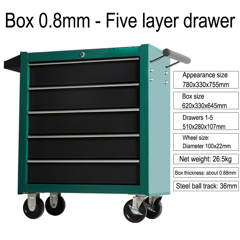 5-laden werkplaatswagen met ge - Tools Trolley For Workshop recensie en prijs