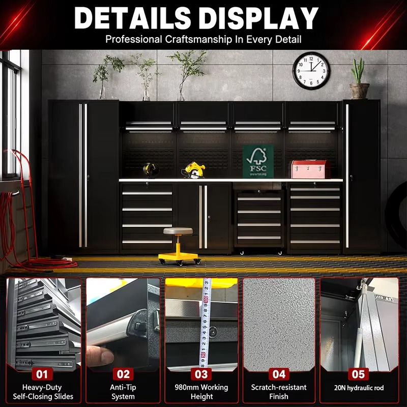 Aanpasbare werkplaatswerkplek  - Tools Trolley For Workshop recensie en prijs