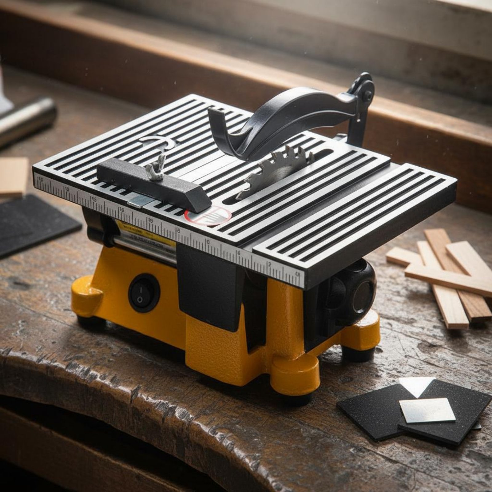 Mini-tafelzaag Draagbare minia - Workshop Tools Table recensie en prijs