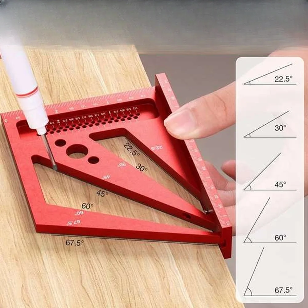 Rode 3D Multi-hoek Meetliniaal - Marking Tools In Workshop recensie en prijs